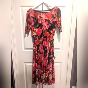 Anthropologie Marc Bouwer Floral Dress Size 2